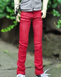 MMP242 Red Washed Jeans