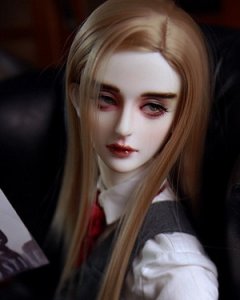 boy doll with long hair