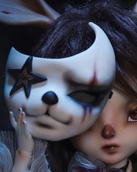 1/6 Fay's Mask (white, nude, in stock) 1/6 Fay's Mask (white, nude, in stock)