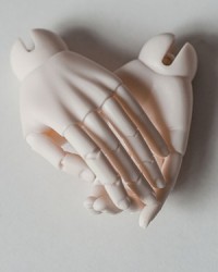 DF-A 1/3 Male Jointed Hands (tan, nude, in stock)
