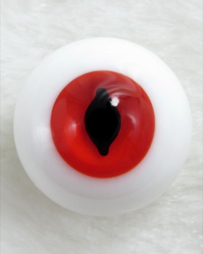 Cat Eye Red 14mm - Click Image to Close