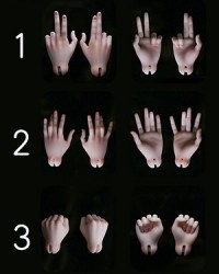 Huajing 1/4 Boy(Yu Ze) Hands