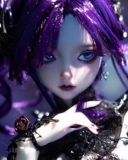 Purple Black Obsidian (60cm)