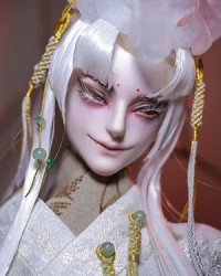 68cm Baiye Human Opened-Eyes Head
