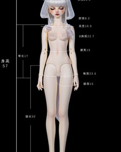 Xaga 1/3 Girl Body Ver.4 (X-F-57D)