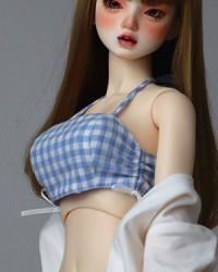 ANSG016 Light-Blue Checkered