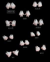 2D 1/6 Angle Hands