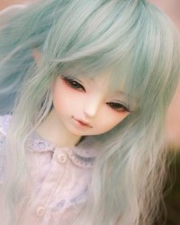 42cm Yolanda Elf (half closed eyes) Head