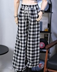 BRPB096 Black White Plaid