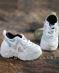 DP-Shoes-SM09 White-yellow-green 1/4