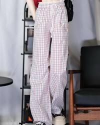 BRPB096 White Red Black Plaid