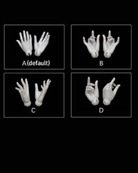 AE 1/4 Boy Hands (AE-M-45)