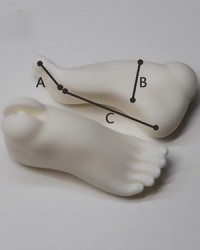2D 1/4 Girl Heel Feets 2D 1/4 Girl Heel Feets