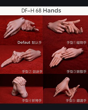 DF-H 68cm Male Hands - Click Image to Close