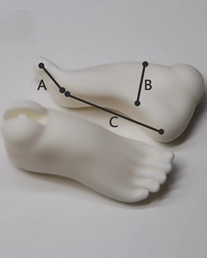 2D 1/4 Girl Heel Feets - Click Image to Close