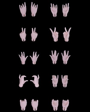 AE 1/4 Girl Hands (Mian Mian) - Click Image to Close