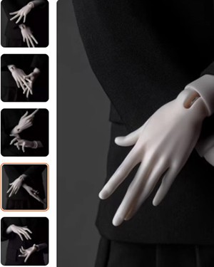 Coralreef 1/4 Boy Hands (Killer Whale) - Click Image to Close