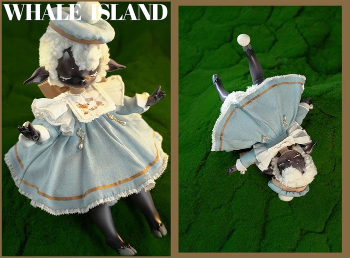WHALE ISLAND 1/4 WHALE BODY – coralreefdoll