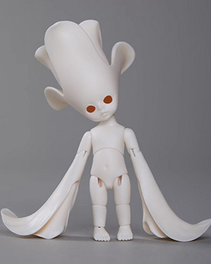 Little Flower Man (White, nude, in stock) - Click Image to Close