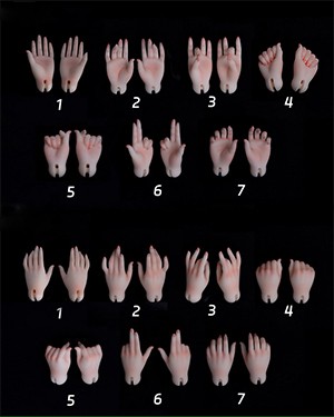 Huajing 1/4 Girl Hands - Click Image to Close