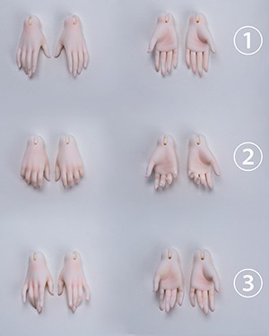 Huajing 1/4 Girl (Special) Hands - Click Image to Close