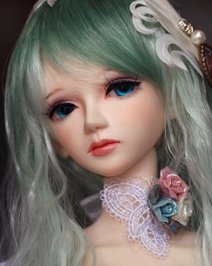 58cm Aquamarine Head - Click Image to Close