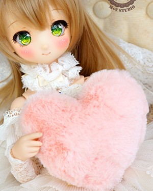 BJD Pillow-01 Pink - Click Image to Close