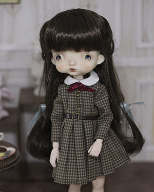 WDP093 Dark Brown 1/6 - Click Image to Close